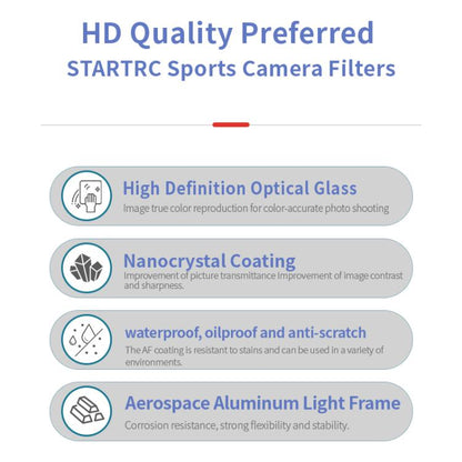 STARTRC Filtro CPL Para DJI Mavic 4 Pro Elimina Reflejos