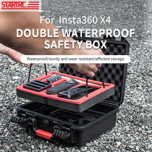 Insta360 X4 STARTRC Caja Almacenamiento Doble Capa EVA ABS