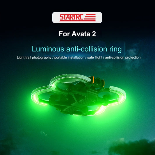 STARTRC DJI Avata 2 Drón Anillo Anticolisión LED Iluminado