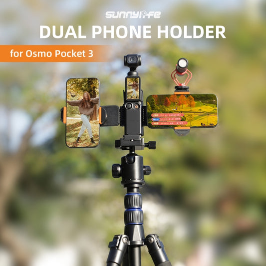 Sunnylife ZJ756 Soporte de Abrazadera Dual para Osmo Pocket