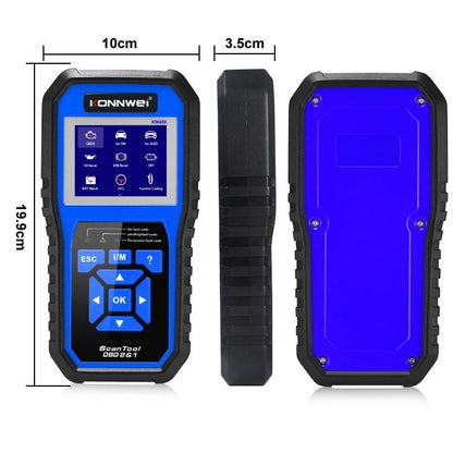 KONNWEI KW450 Probador De Batería Con TFT 2,8 Color Azul
