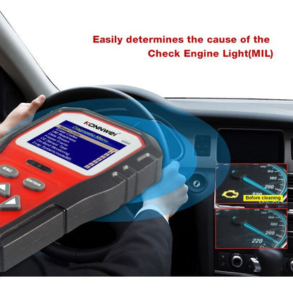 KONNWEI KW860 Probador De Batería Para Coche Pantalla 2,8