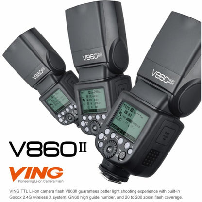 Godox V860IIN Flash Inalámbrico Nikon 2.4GHz HSS Pro