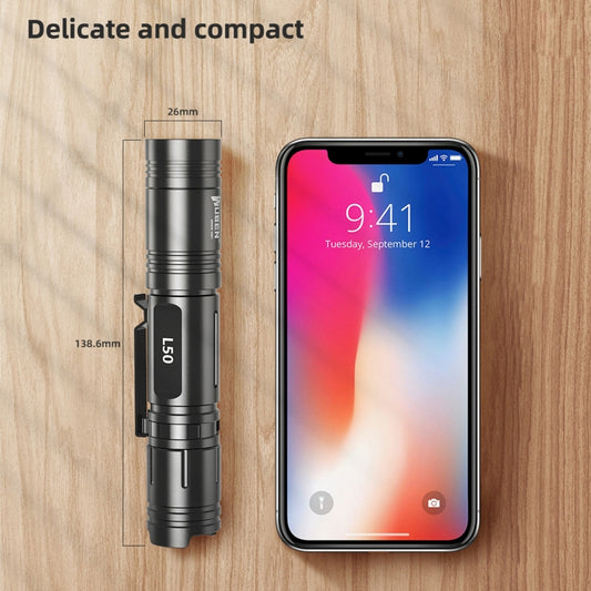 WUBEN L50 Linterna USB Recargable Portátil Exterior para Acampar