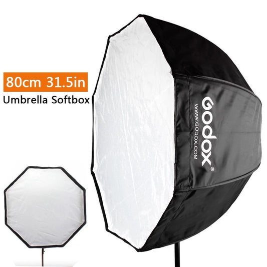 Godox Portátil Octágono Speedlite Paraguas Softbox Kit