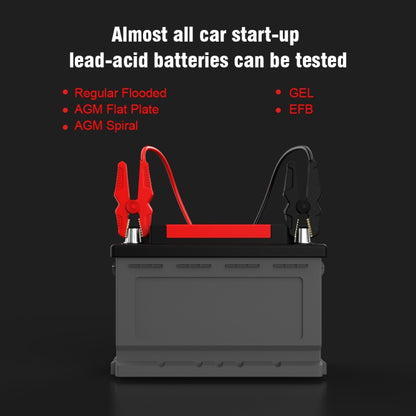 KONNWEI KW710 Probador de Batería Coche 3.2 Pulgadas