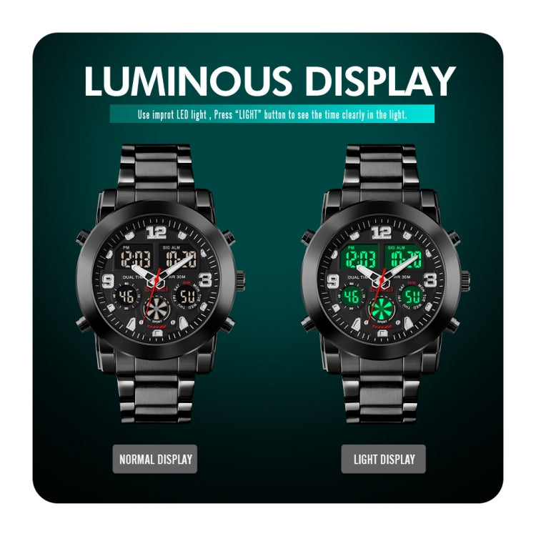 SKMEI 1642 Reloj Digital Pantalla Iluminada Estilo Urbano