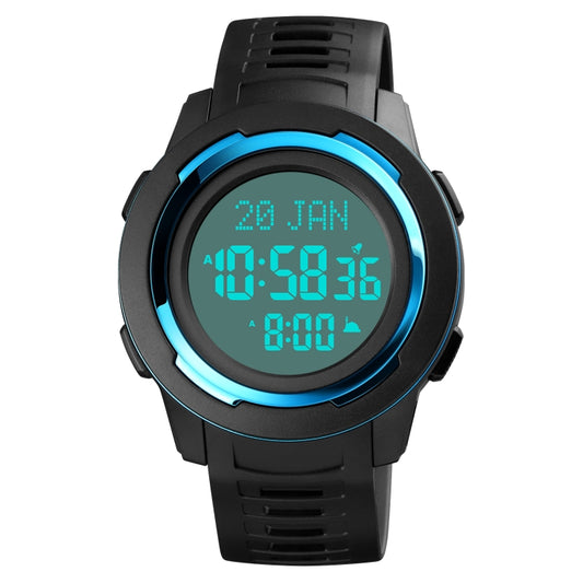 SKMEI 1729 Reloj Digital Led Multifunción Calendario Qibla Compacto