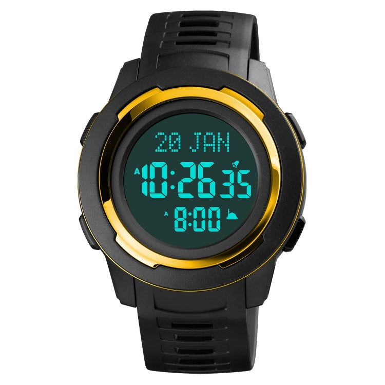 SKMEI 1729 Reloj Digital Led Multifunción Calendario Qibla Compacto