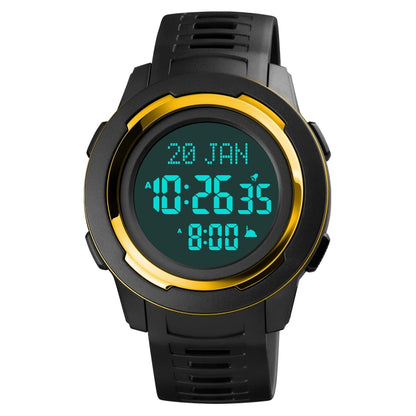 SKMEI 1729 Reloj Digital Led Multifunción Calendario Qibla Compacto