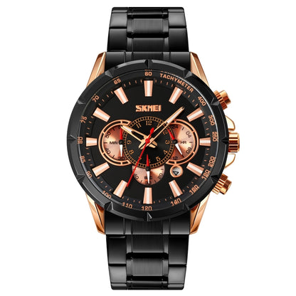 SKMEI 9241 Reloj Cronómetro Calendario Correa Acero