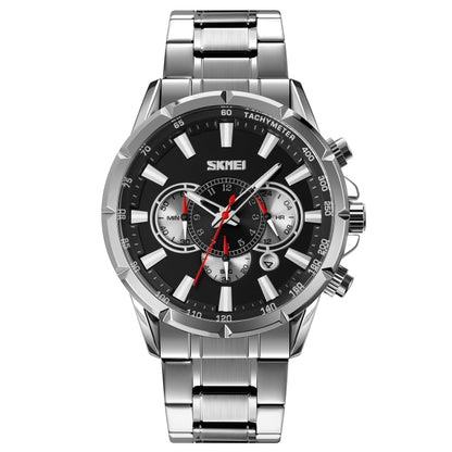 SKMEI 9241 Reloj Cronómetro Calendario Correa Acero