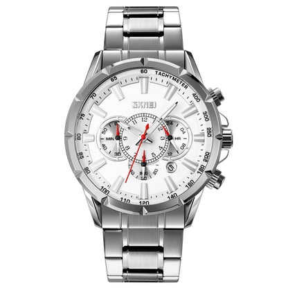SKMEI 9241 Reloj Cronómetro Calendario Correa Acero