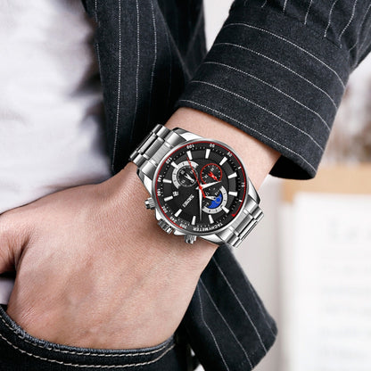 SKMEI 9250 Reloj Cronómetro Fase Lunar 30m Resistente