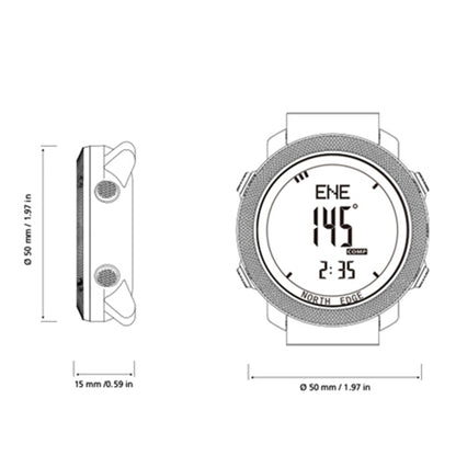 North Edge Outdoor Reloj Inteligente Deportivo Brújula Aventuras Al Aire