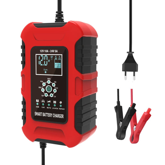 FOXSUR 10A 12V Cargador Batería Inteligente 7 Etapas