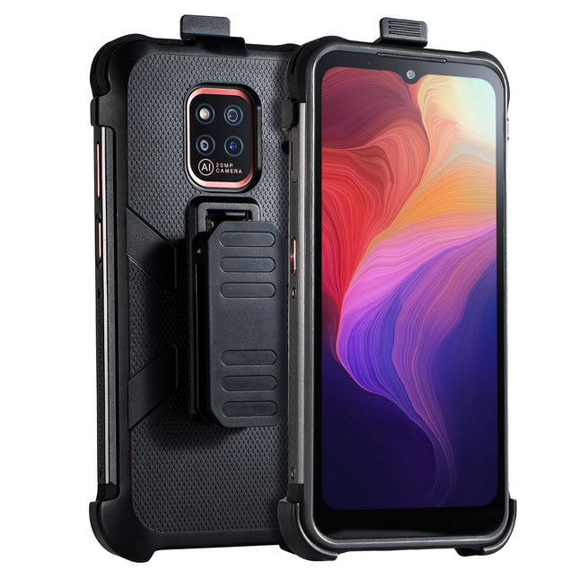Funda Protectora Multifuncional TPU PC para Ulefone Power Armor 14 con Clip Trasero y Mosquetón 185x87x20 mm