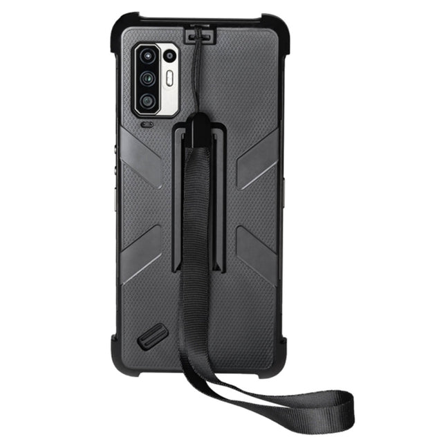 Funda para teléfono Ulefone Armor 8 8 Pro TPU y PC con clip trasero negra