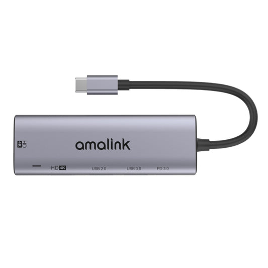 Amalink 95126 Hub USB C Doble HDMI 4K 2 Puertos PD 3.0