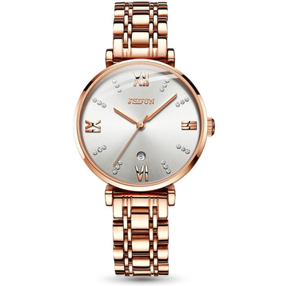 JIN SHI DUN 6533 Reloj Cuarzo Mujer Impermeable Elegante