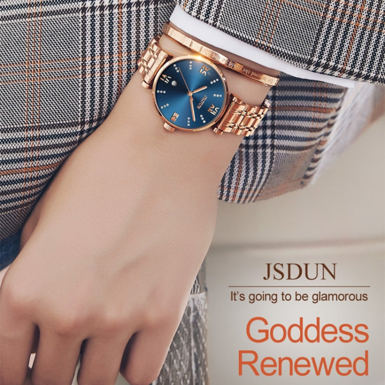 JIN SHI DUN 6533 Reloj Cuarzo Mujer Impermeable Elegante