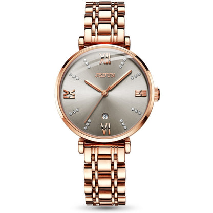 JIN SHI DUN 6533 Reloj Cuarzo Mujer Impermeable Elegante