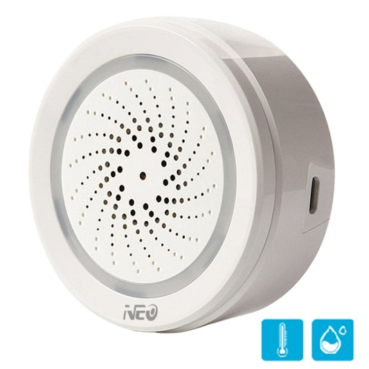 NEO NAS-AB02WT Alarma de Sirena USB WiFi Sensor Temperatura para Hogar