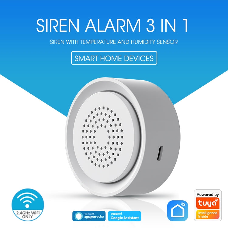 NEO NAS-AB03WT Alarma USB WiFi Con Sensor de Temperatura