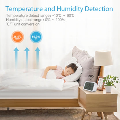 NEO NAS-CW01W Sensor WiFi 4 En 1 Temperatura Hogar Pro