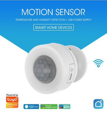 Neo NAS-PD07W Sensor De Movimiento PIR WiFi Con Temperatura
