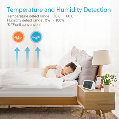 NEO NAS-TH02W Sensor 3 En 1 Temperatura Notificaciones