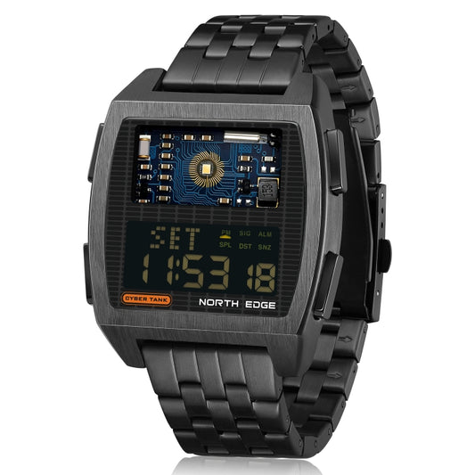 North Edge CyberTank Reloj Inteligente Correa Acero