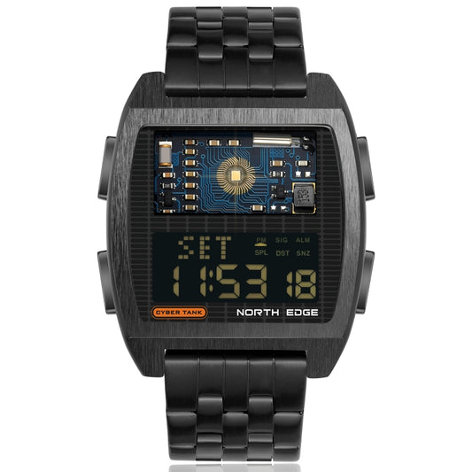 North Edge CyberTank Reloj Inteligente Correa Acero