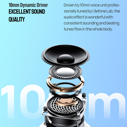 Ulefone Buds TWS Auriculares Bluetooth 5.1 Inalámbricos Blancos IPX4