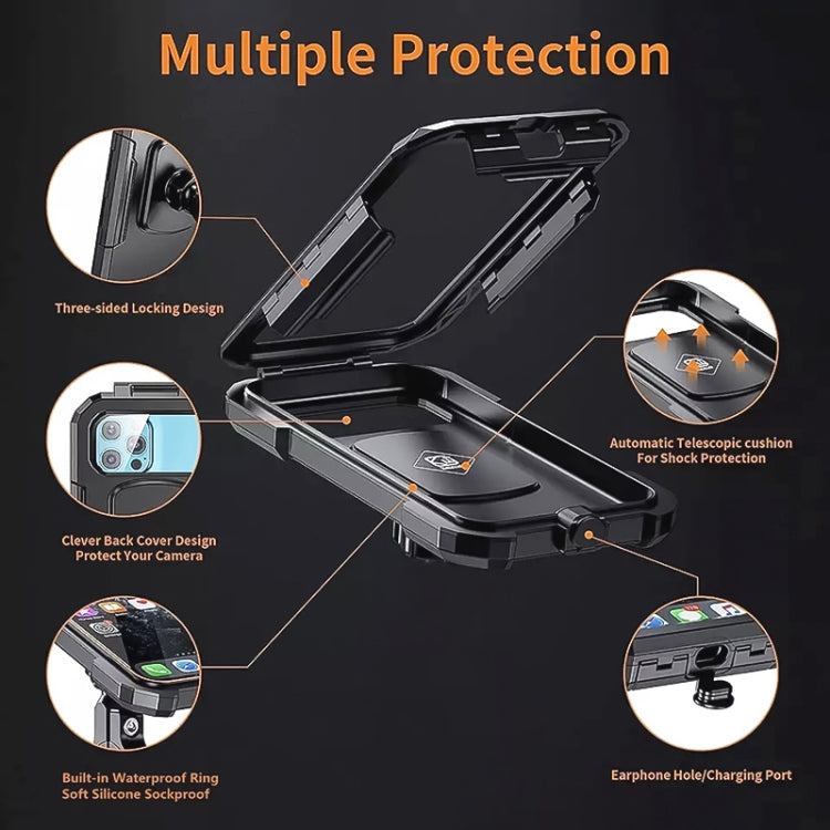 MotoCharge Espejo Para Moto Carga Inalámbrica Impermeable