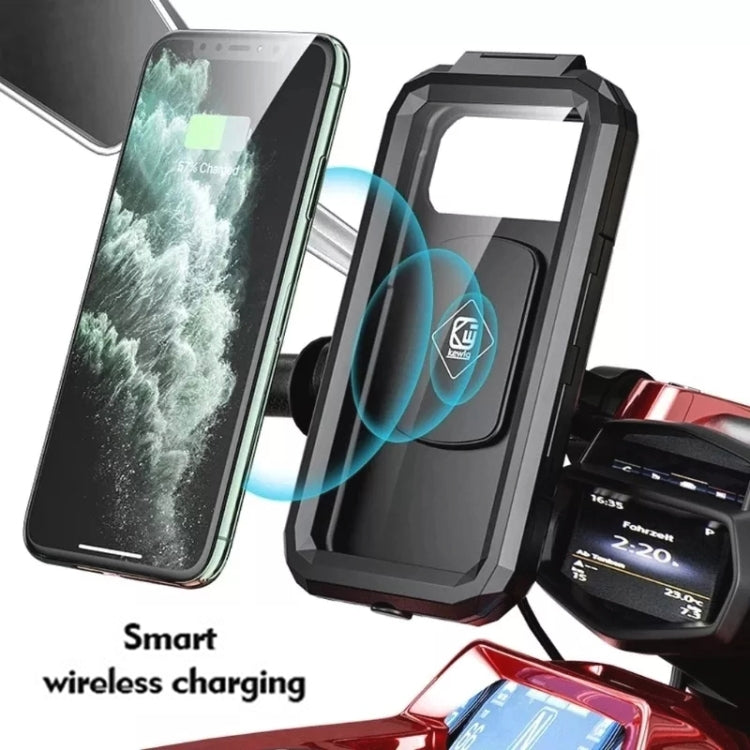 MotoCharge Espejo Para Moto Carga Inalámbrica Impermeable