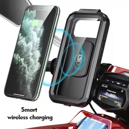 MotoCharge Espejo Para Moto Carga Inalámbrica Impermeable