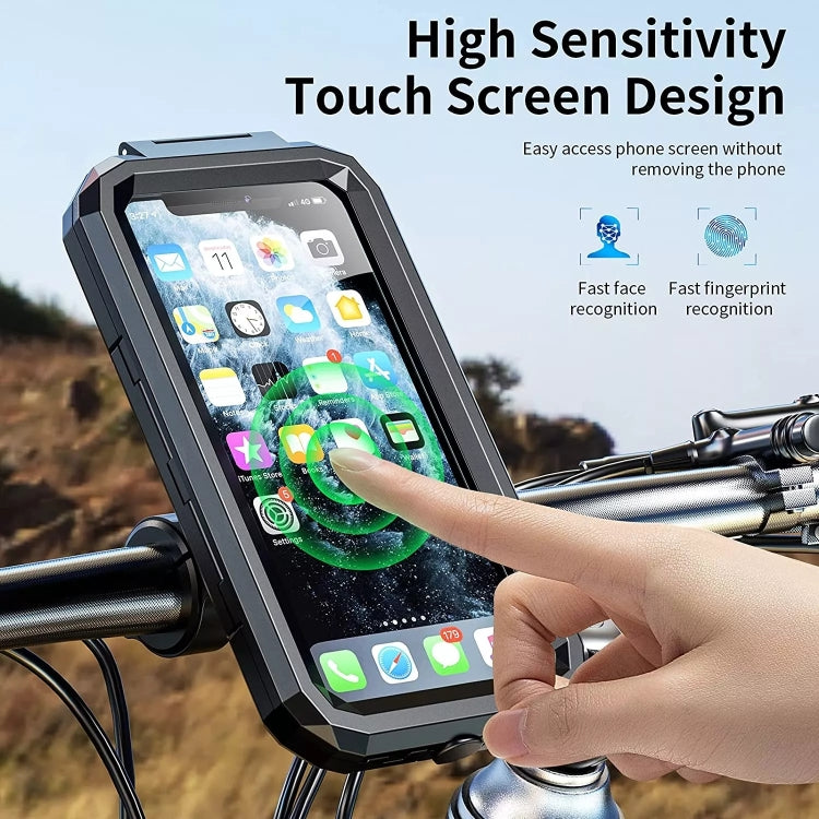 MotoCharge Espejo Para Moto Carga Inalámbrica Impermeable