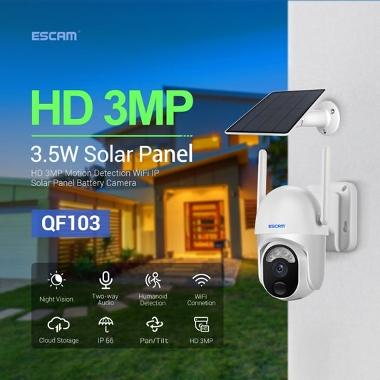ESCAM QF103 Cámara IP Seguridad WiFi Visión Nocturna Color