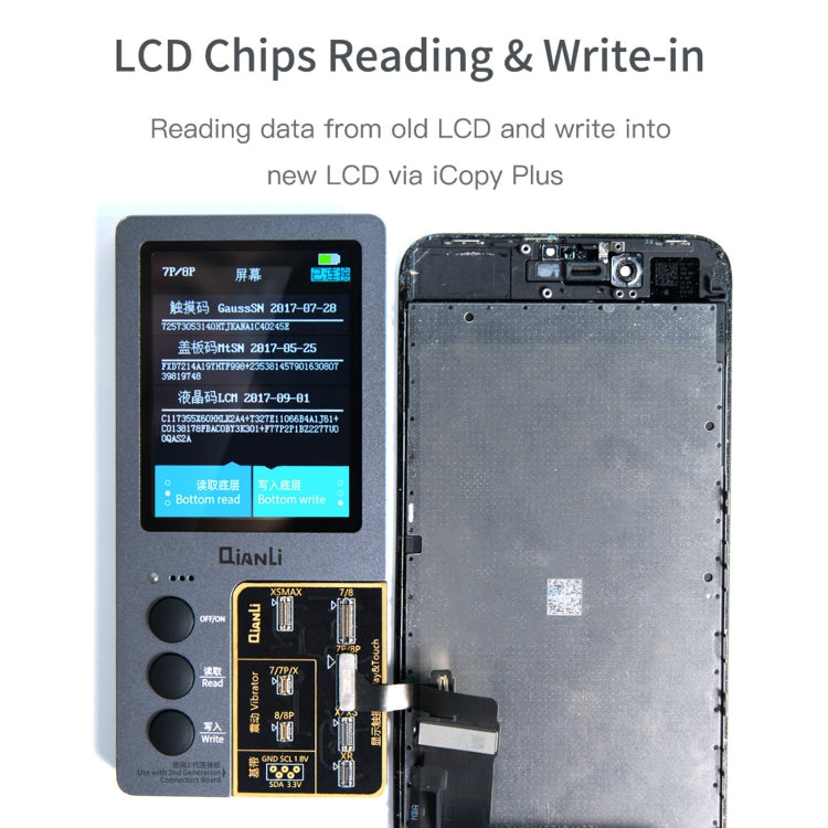 Qianli iCopy Plus 2.2 Programador Detección De Batería