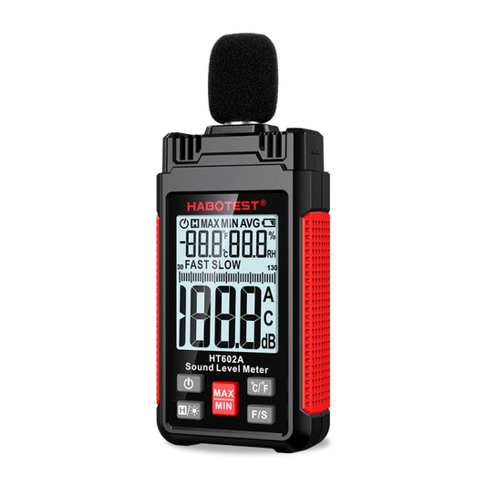 HABOTEST HT602A Sonómetro Medidor de Sonido Pantalla