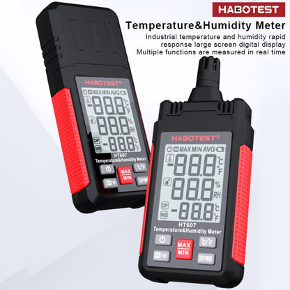 HABOTEST HT607 Probador Temperatura Humedad Precisión 1,5 C