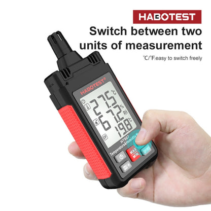 HABOTEST HT607 Probador Temperatura Humedad Precisión 1,5 C