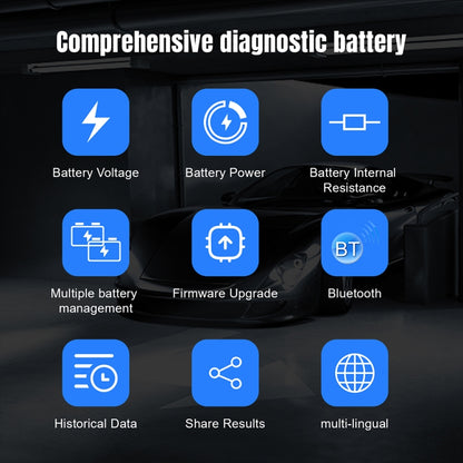 KONNWEI BK200 Probador de Batería Bluetooth para Coche