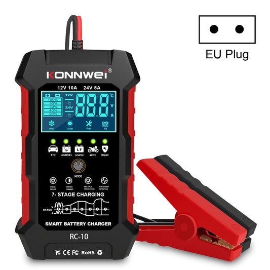 KONNWEI CR-10 Herramienta Reparación Batería Coche 12V 10A