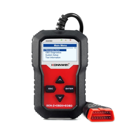 KONNWEI KW360 Detector De Fallas OBD2 Lectura De Códigos De Falla Compacto