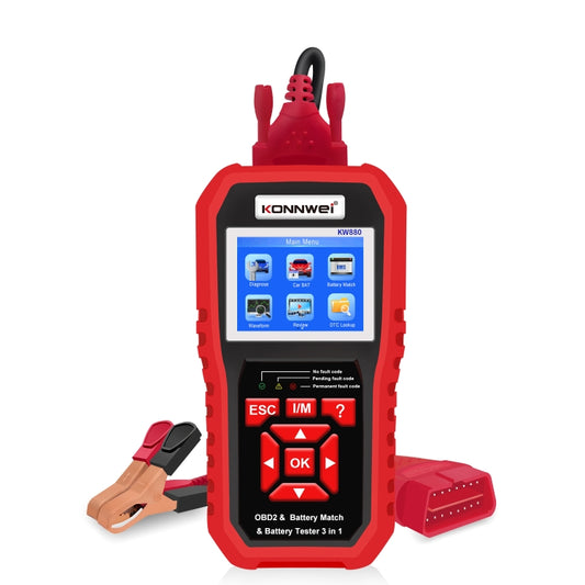KONNWEI KW880 Escáner OBD2 3 en 1 Diagnóstico Vehicular