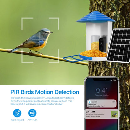 Escam PT389 Cámara De Seguridad 2MP Con AI Reconocimiento De Aves WiFi