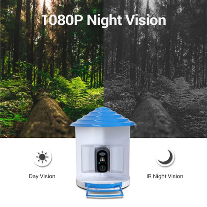 Escam PT389 Cámara De Seguridad 2MP Con AI Reconocimiento De Aves WiFi