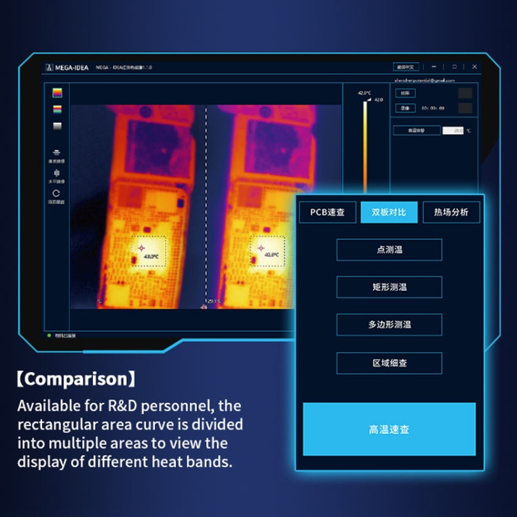 Qianli MEGA-IDEA Super IR Cam 2S 3D Cámara Térmica Analítica